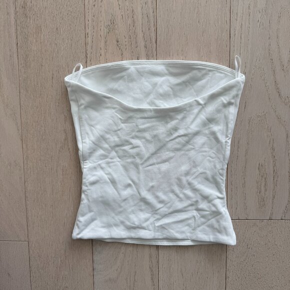 Aritzia White Contour Tube Top - Picture 3 of 4